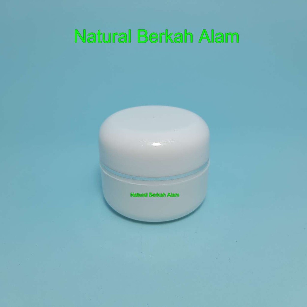 Pot Cream 15 Gr Putih Ps / Pot Plastik / Pot Cream Plastik / Pot Krim Wajah / Pot Salep / Pot 15 Gr