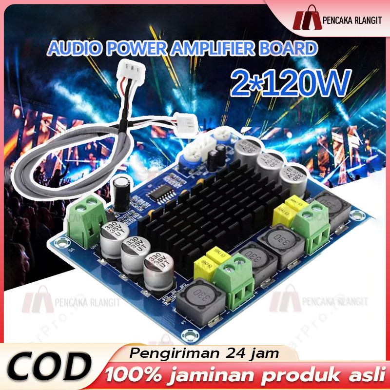 Kit Power Amplifier XH-M543 TPA3116 D2 2 x120W Stereo Mono Channel Digital Audio Power Amplifier Boa