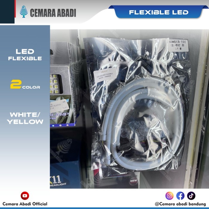 Lampu Mobil Lampu senja/seinFlexible LED White Orange