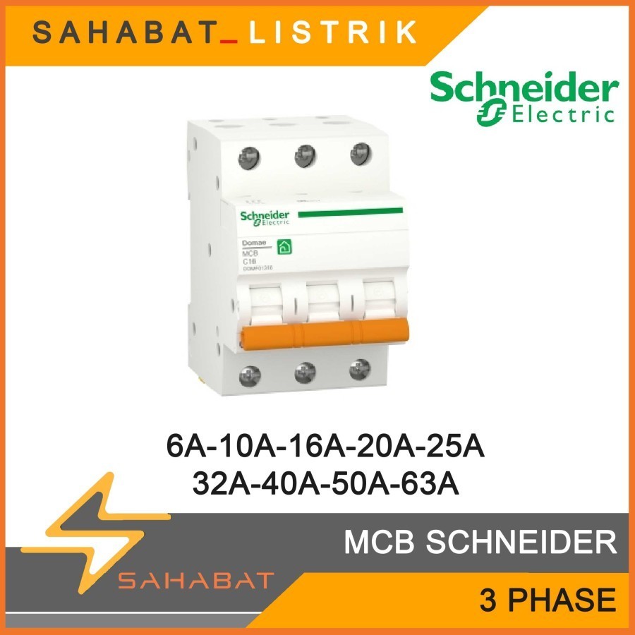 MCB Schneider 3P 3 Phase