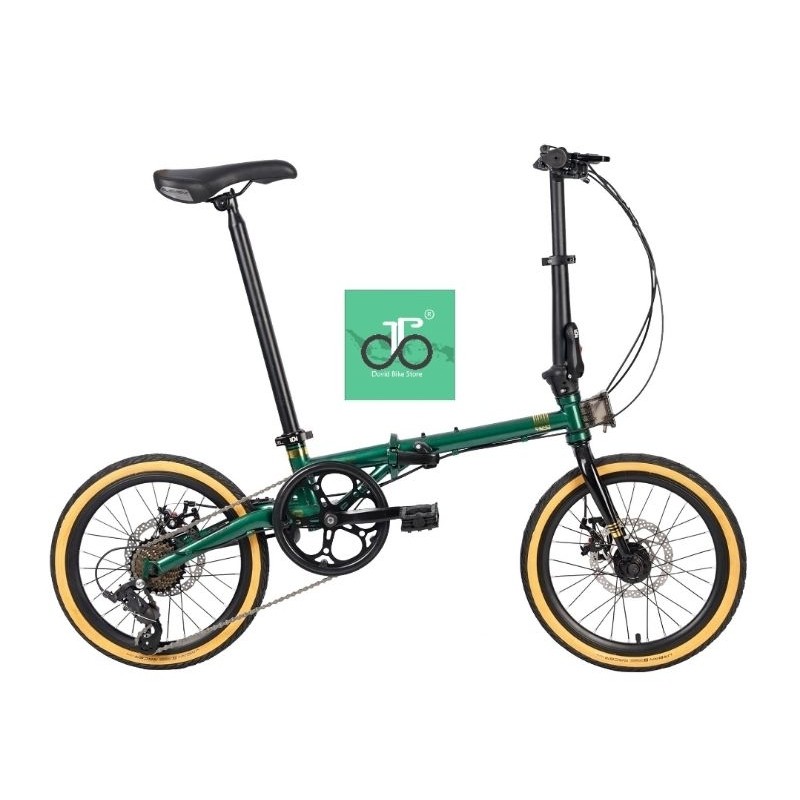 Sepeda Lipat 16" Element Troy 8speed Stripline