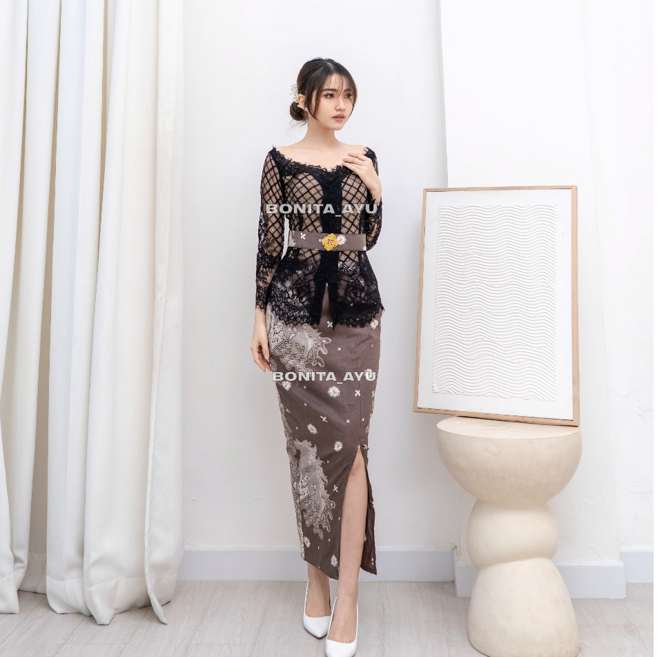 Kebaya BONITA AYU  Bali Modern/ SEMI FRANCE PREMIUM CLASIC /Kebaya Kondangan MODERN BONITA AYU