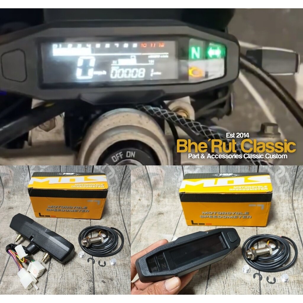 Spido Spidometer Speedometer Digital Koso Mini Ktm Import