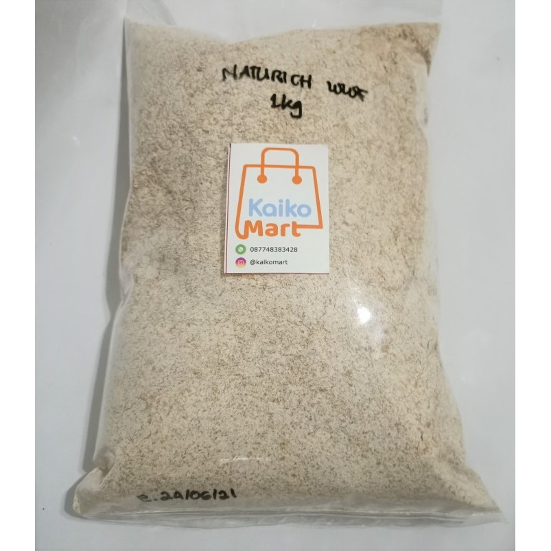 

Naturich Whole Wheat Flour Tepung Gandum Utuh Repack 1 Kg