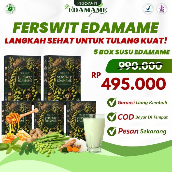 

Ferswit Susu Edamame Jepang Paket 5 Box - Original & Ready Stock