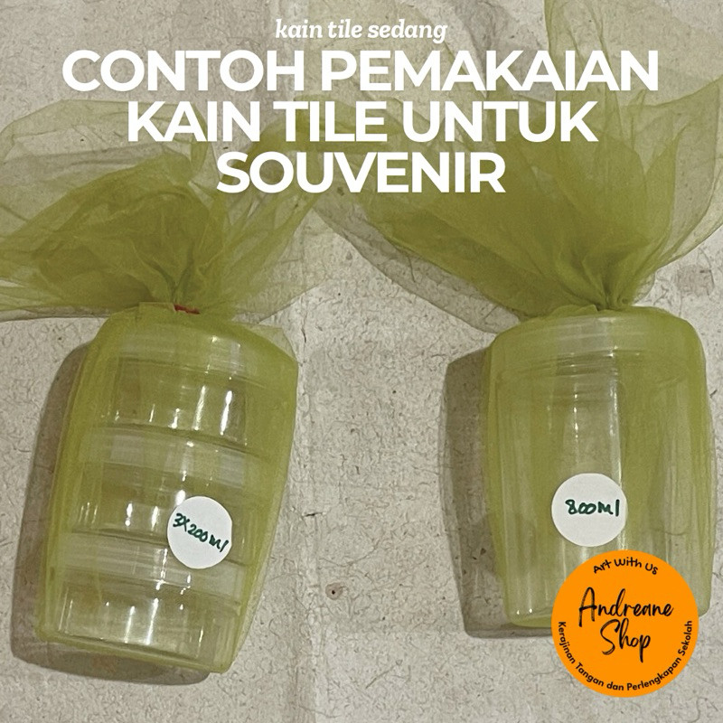 Kain Tile Potongan 50x60 cm -1 Lembar | Bungkus Toples 800 ml / 250 gr  Souvenir Hampers