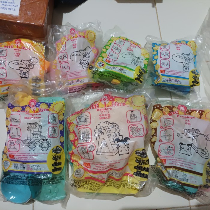 KY562 Hamtaro Set 7 of 8 - Happy Meal MC Donalds | SUPER LANGKA