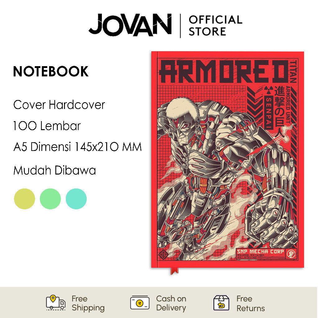 

Notebook Hardcover Custom Attack On Titan 15 Buku Tulis Catatan Note Agenda Planner Jurnal Diary Notebook Anime