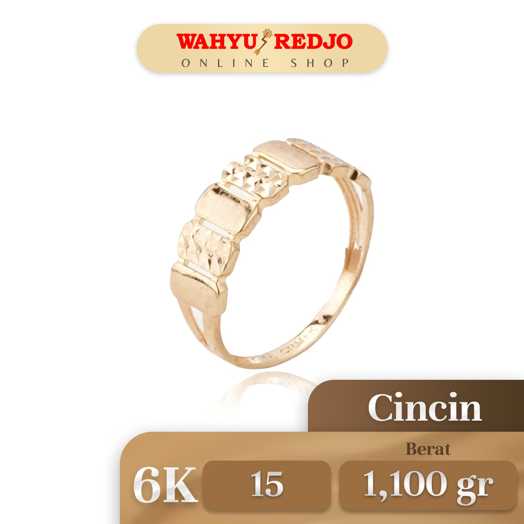 Cincin Emas 6K Wahyu Redjo CC-6K-27122224