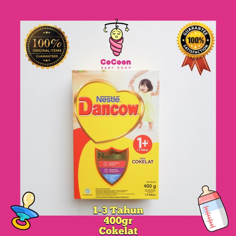 Susu Formula Anak Nestle Dancow Nutritods 1+ 1-3 tahun Coklat Cokelat 400 gr 400g