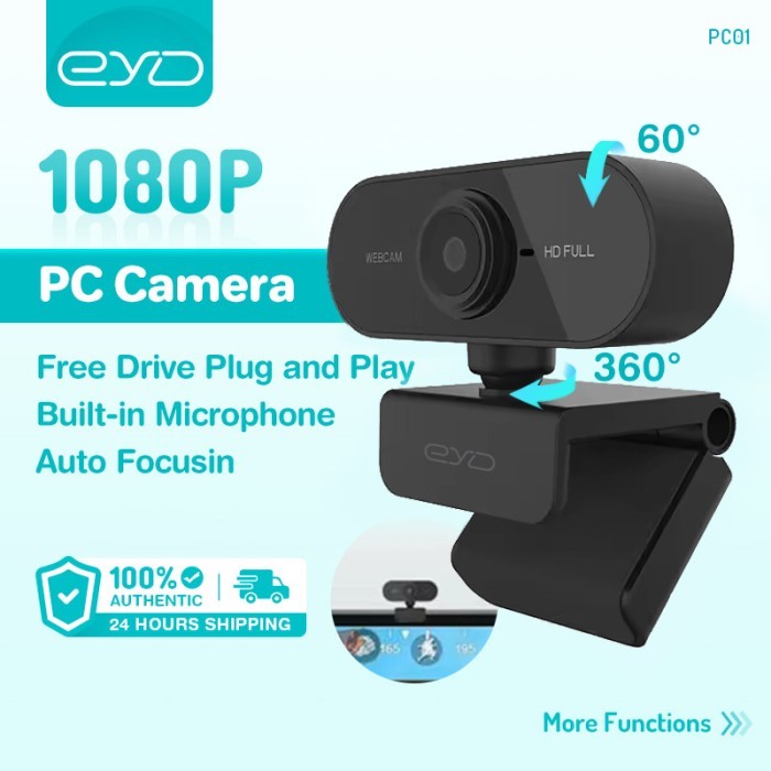 EYD PC01 Webcam Laptop USB 4K Web Camera FHD IP Kamera PC 1080P With Stereo Beauty Plug and Play
