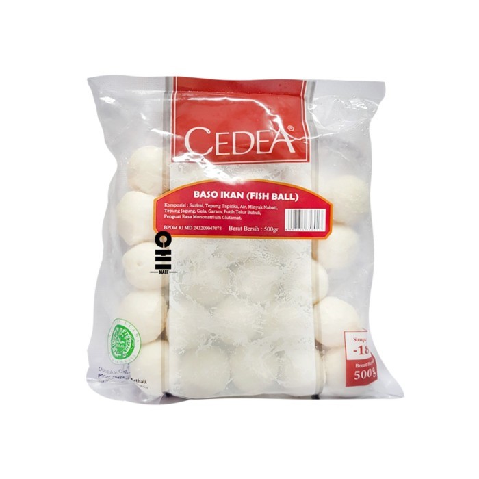 

Fish Ball / Bakso Ikan Cedea 500 gram
