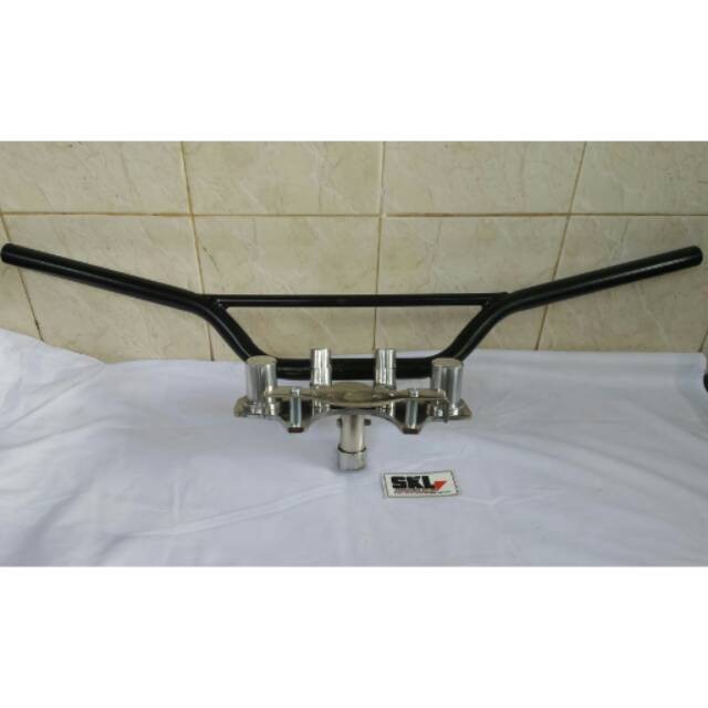 PUJEGANSHOP Dudukan Stang Matic dan Bebek Yamaha Include Stang Trail satu set