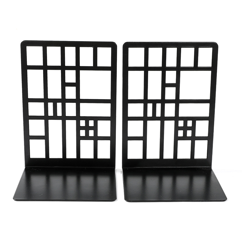 2pcs Bookcase Railing Book End Bookcase End Heavy Duty Book End Storage Bookcase Home Book End Book 