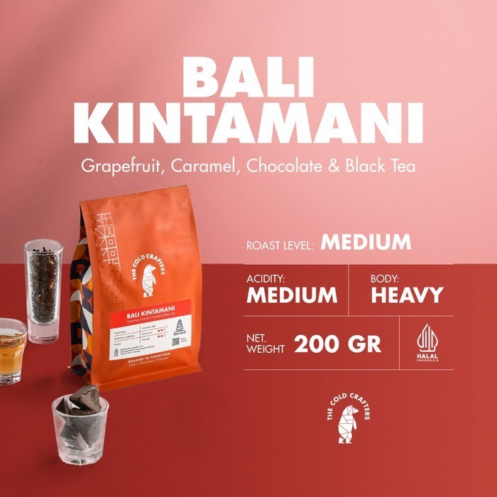 

Bali Kintamani Arabica Grade 1 Biji Kopi Roasted Beans 200GR - Giling Halus