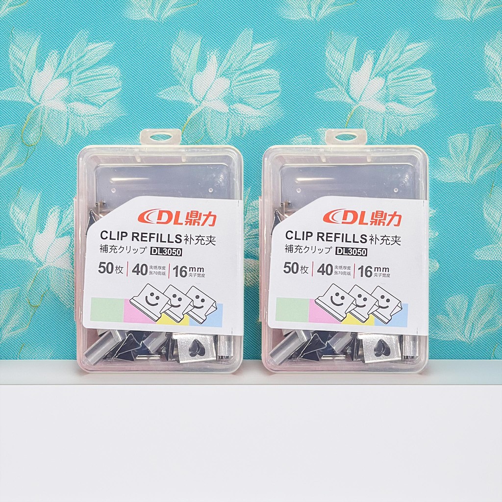 

Refill Paper Clips / Fastener Clip Binder Refills Smiley Love / Isi Penjepit Kertas Otomatis / Stapler Staples Klip Kliper