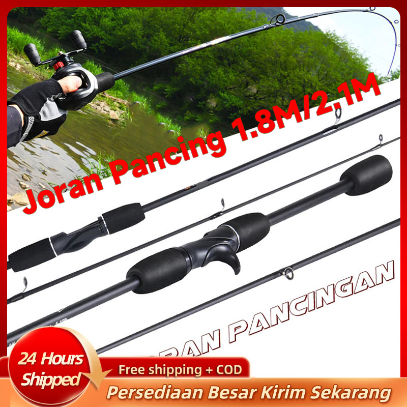 Joran Pancing 1.8M/2.1M Joran Pancing Karbon BC Joran Putar/Tongkat Casting/Bisa Cod Joran Pancing 1