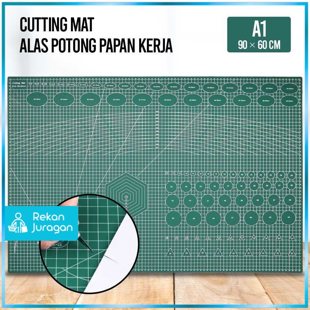 

Taffware Working Pad Cutting Mat Alas Potong Papan Kerja A1 90x60cm - QJ4
