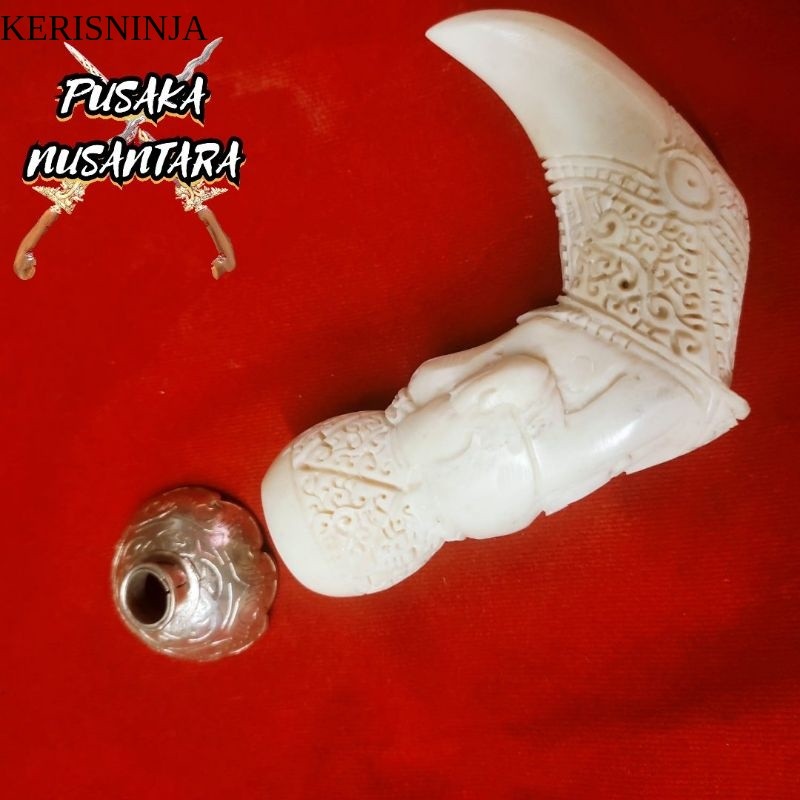 Deder / Pegangan Keris Bahan Tulang Model Bali 1 Spesial NJ15