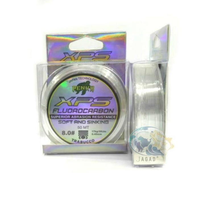 Senar Leader Penyu XPS Fluorocarbon 50m - 0.16mm- 4Lbs