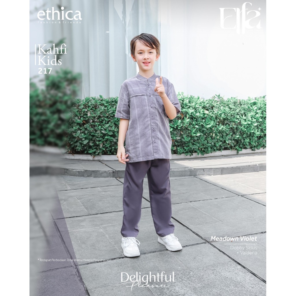 Original- Koko Anak Setelan Baju Koko dan Celana Panjang Anak Laki Laki Series Kahfi Kids 217 by Eth