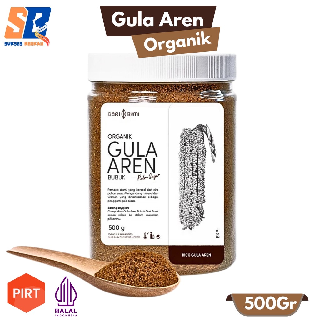 

Dari Bumi Gula Aren Bubuk Organik 500 Gr Premium Pure