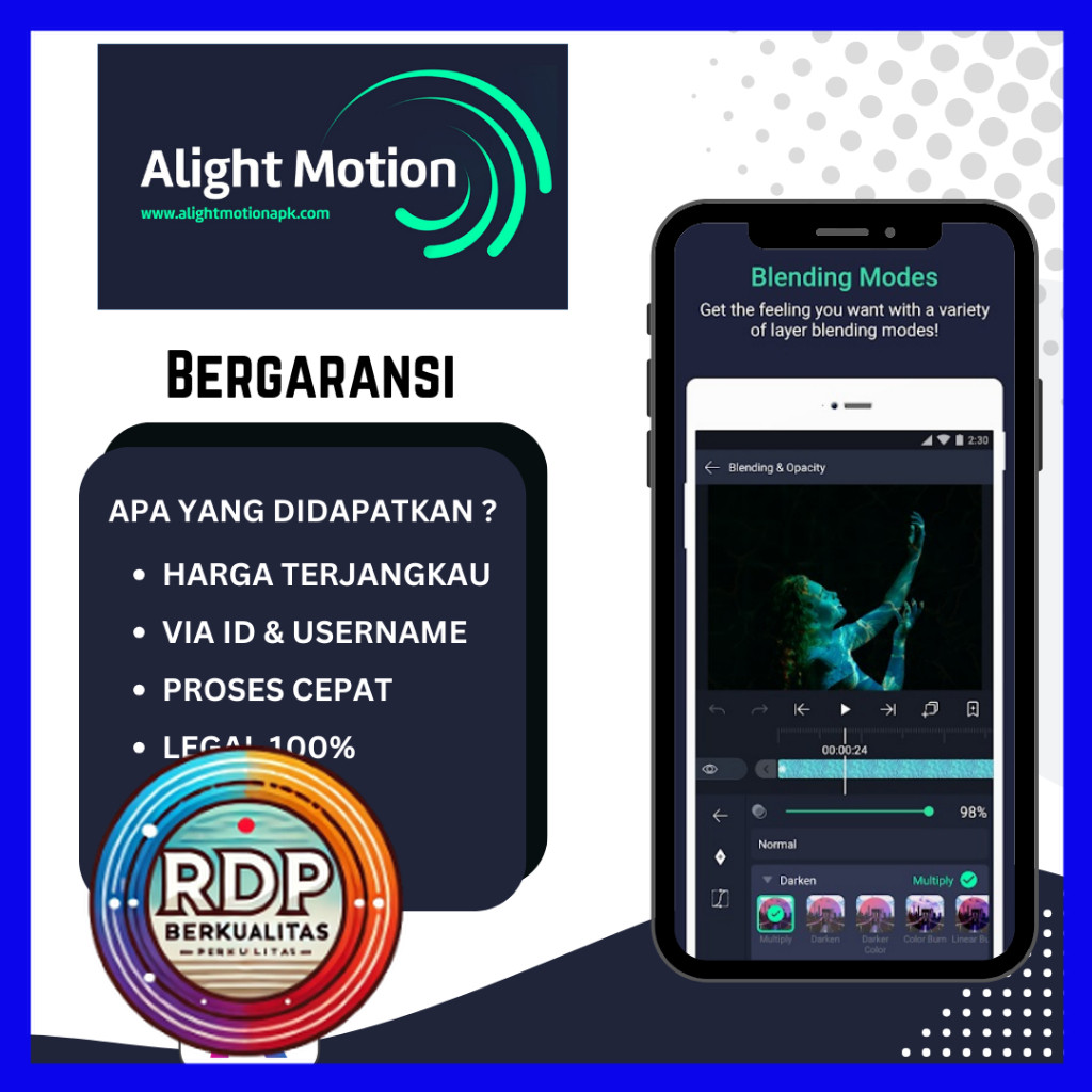 Alight Motion Pro/Premium 1 Tahun Private Garansi