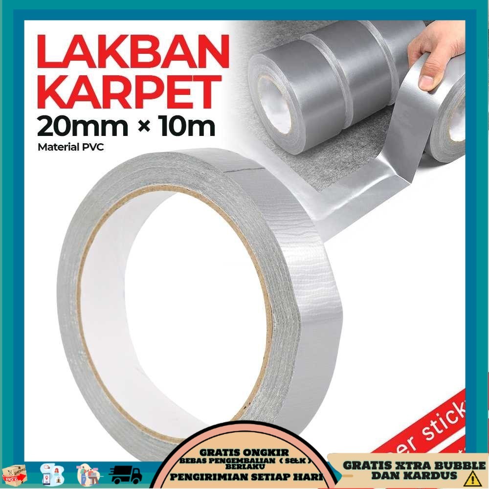 

TQK - TaffPACK Lakban Kain Karpet Multifungsi Cloth Tape Writable 10M - NL20