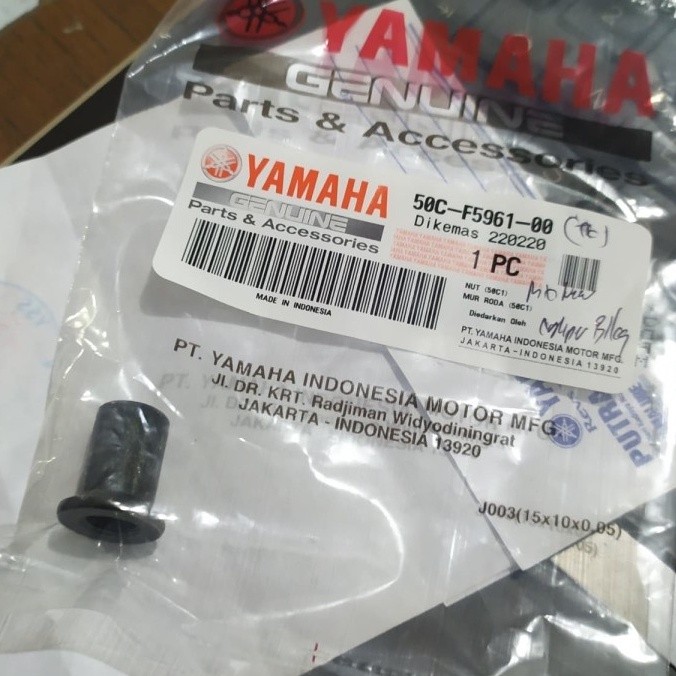 Mur Dudukan Kaliper Belakang Yamaha Jupiter MX 135 NEW, MX King, Vixion NVL NVA BK8 50C-F5961-00 KRS