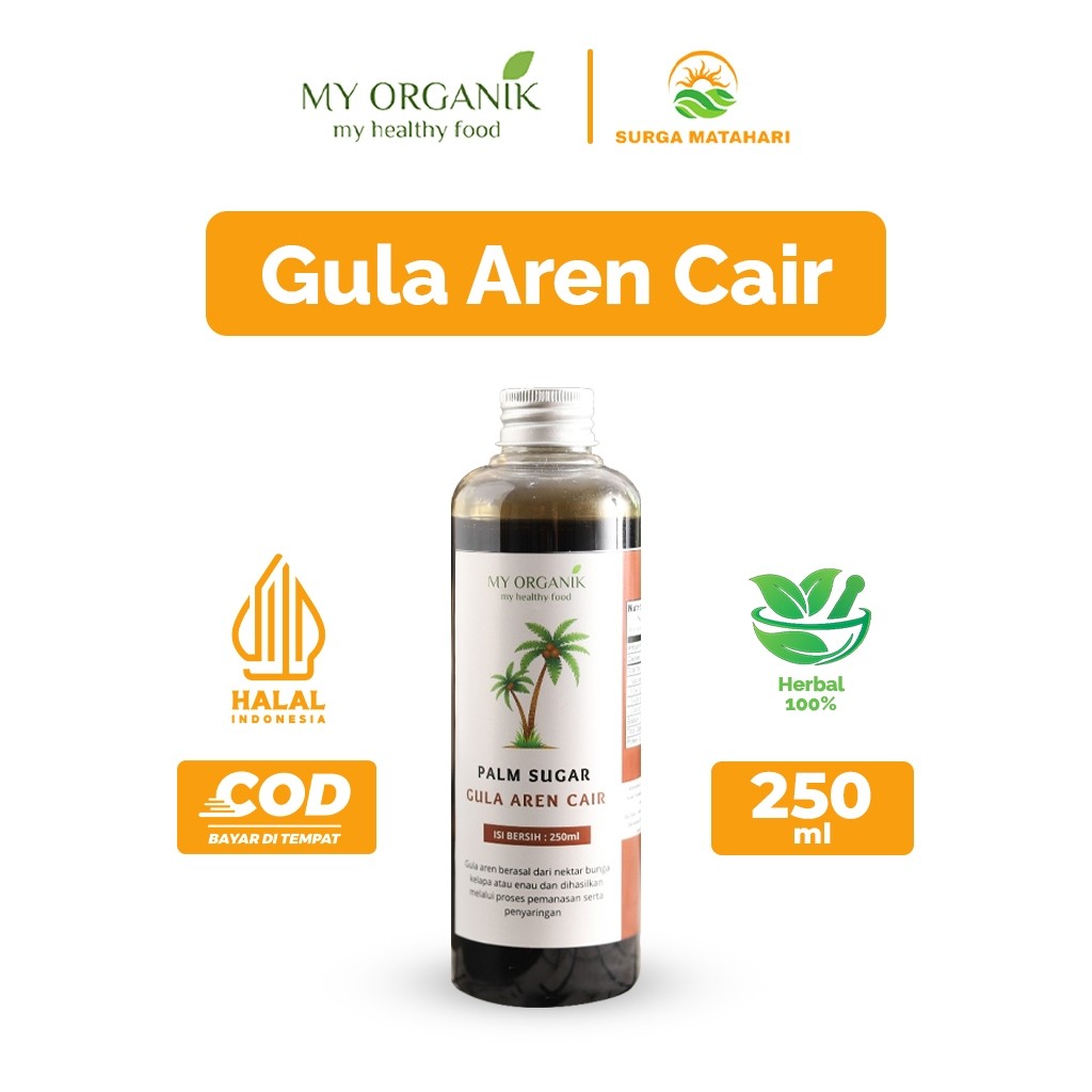 

Gulren Gula Aren Cair Legit Barista Choice Liquid Palm Sugar 100% Murni Premium High Quality