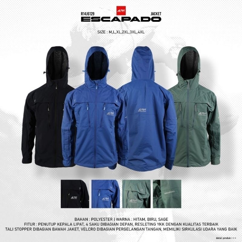 Jaket Gunung Pria Rei Escapado Arei Outdoorgear