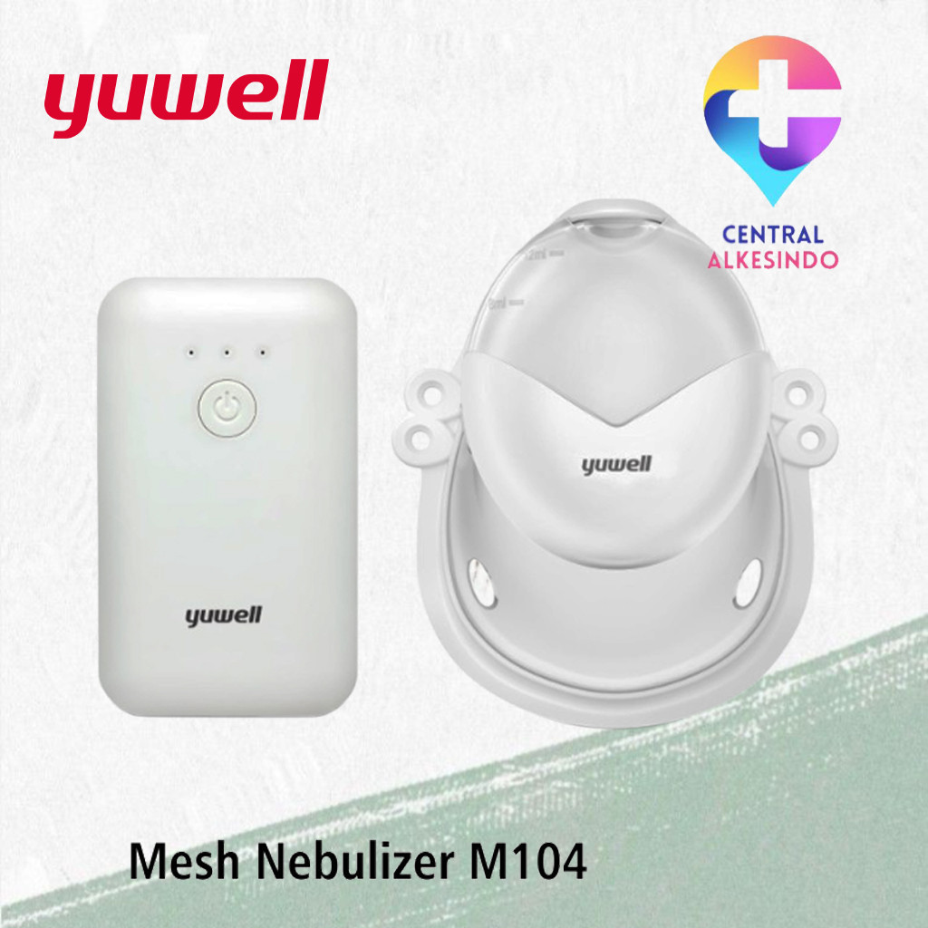 Mesh Nebulizer M104 Yuwell Nebulizer Portable Anak Dewasa Central Alkesindo
