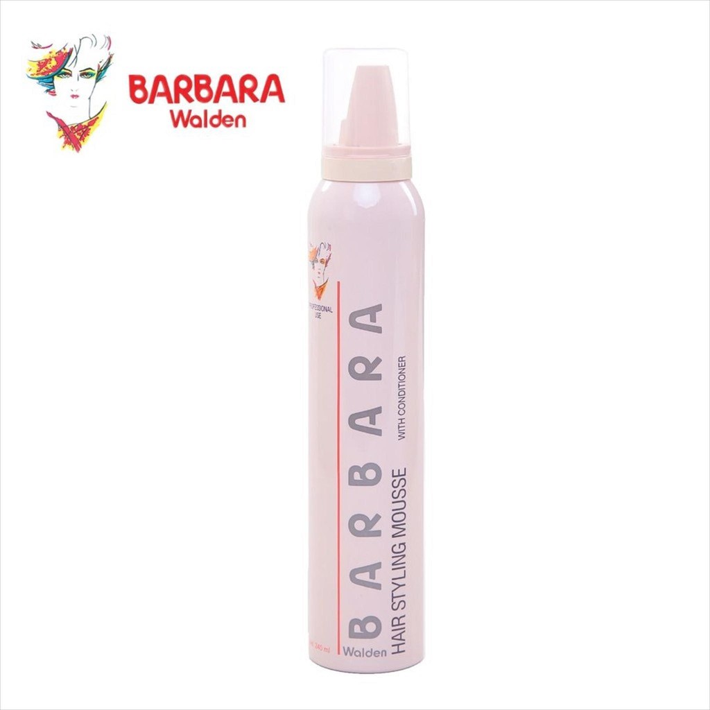 [240Ml] Barbara Hair Spray Foam Rambut With Conditioner - Barbara Hair Mousse - Hair Mousse With