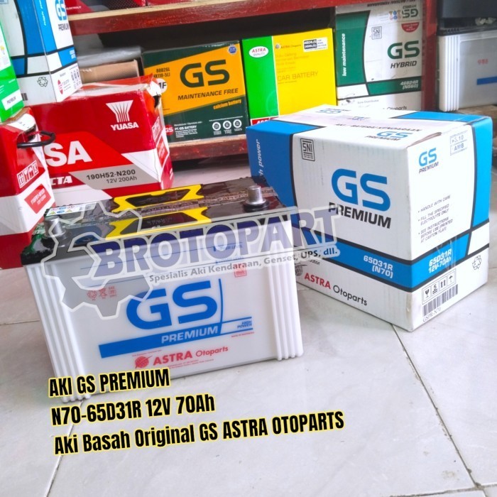 Aki Mobil Isuzu Elf Truk NHR 55, Dmax, Proton Wira GS ASTRA N70 PREMIUM ORIGINAL ASTRA OTOPARTS