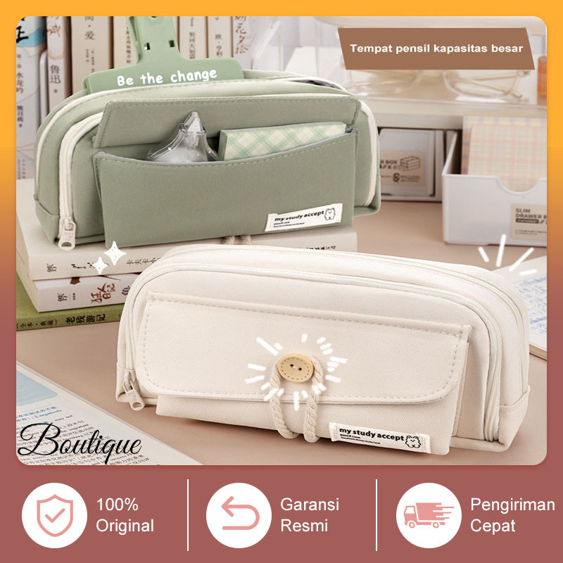 

CTK031 Large Capacity Kawaii Pensil Kapasitas Besar Pensil Tas Kantong Dudukan Kotak untuk Anak