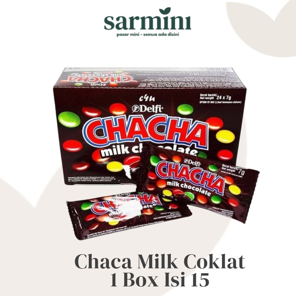 

Cha Cha Milk Choco 40gr 1 Box Isi 15 Pcs