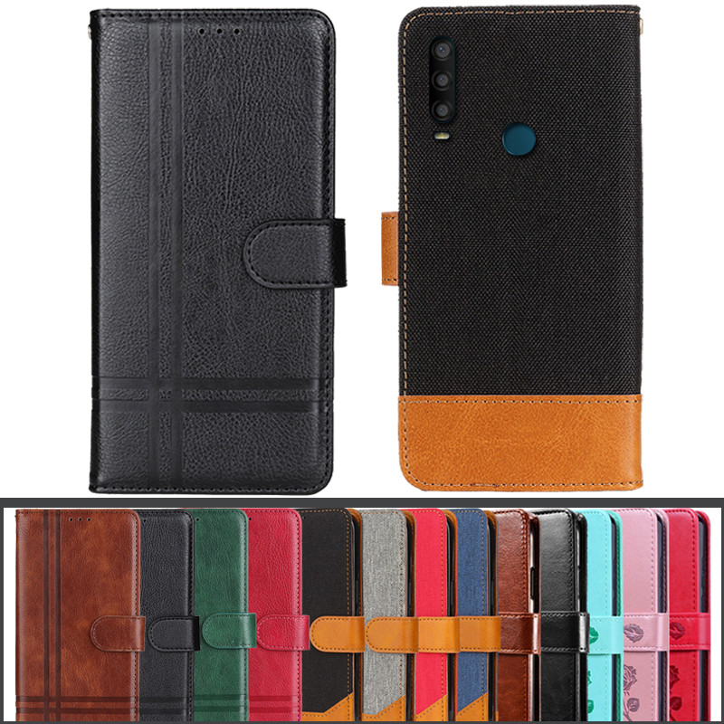 Luxury Leather Wallet Phone Case For Alcatel 1SE 2020 5030F 5030U 5030D_EEA 6.22 In- Magnetic Flip C