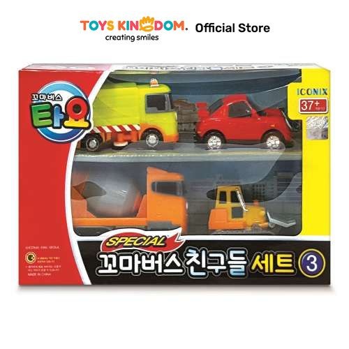 Toys Kingdom Tayo Set 4 Pcs Diecast Mobil Mini Cars Style #2 Tyt 115020 Toys Kids Toy Mainan Anak Mo