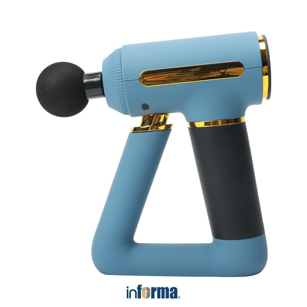 Informa Kels Levi Triangle Alat Pijat Mini - Biru Massage Gun Gun Massager Tubuh Alat Kesehatan Pere