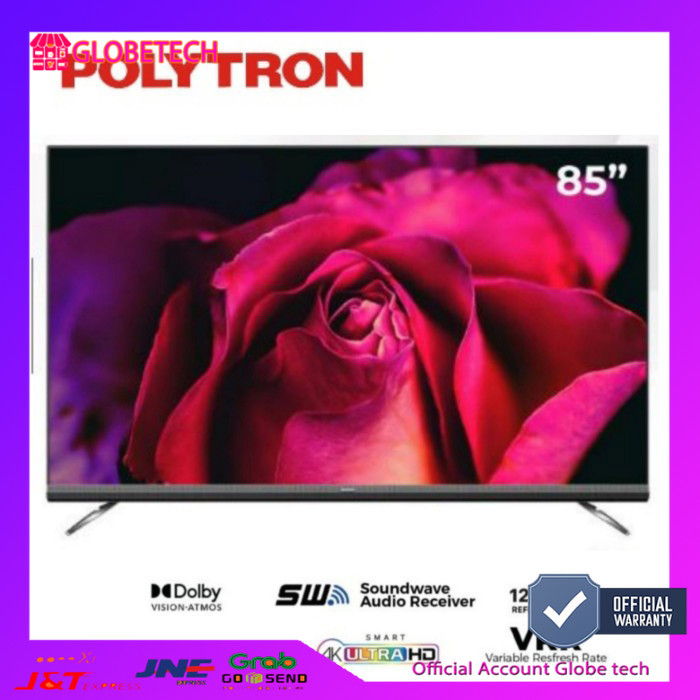 LED TV 85 Inch Polytron Smart TV UHD PLD-85UV5903