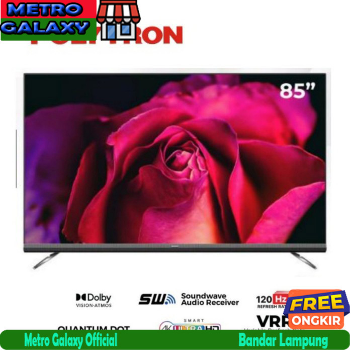 LED TV 85 Inch Polytron Smart TV UHD PLD-85UV5903