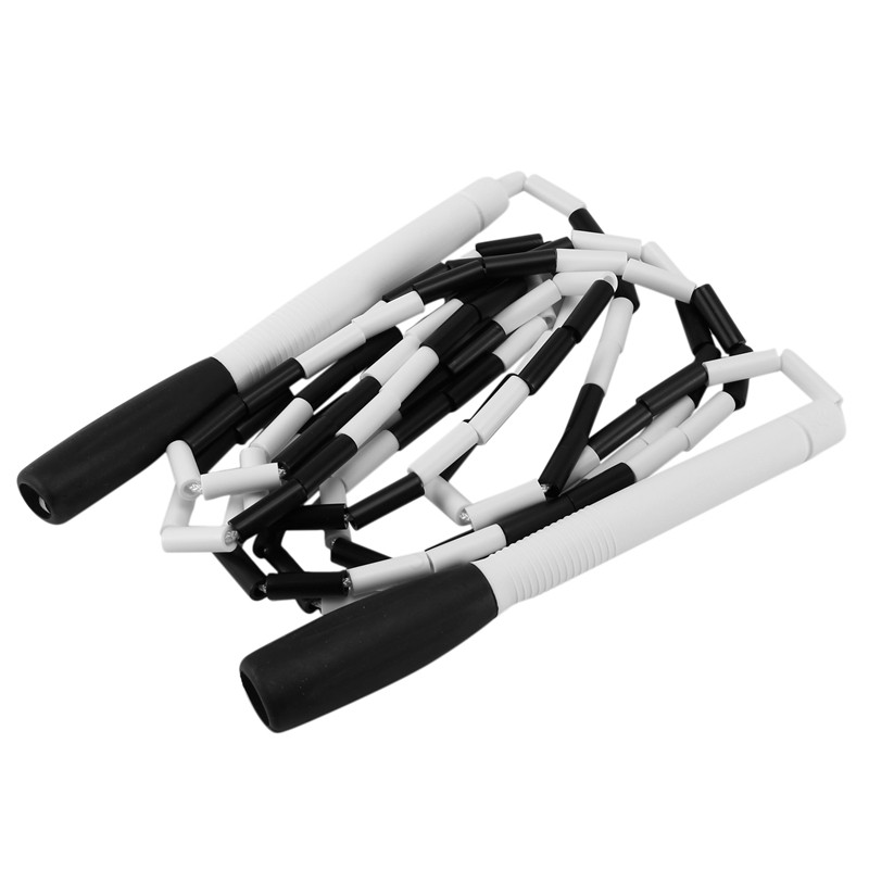 Bamboo Skipping Rope Energy Bar Handle Straight Bamboo Skipping Rope Skipping Rope Thick Beaded Fitn