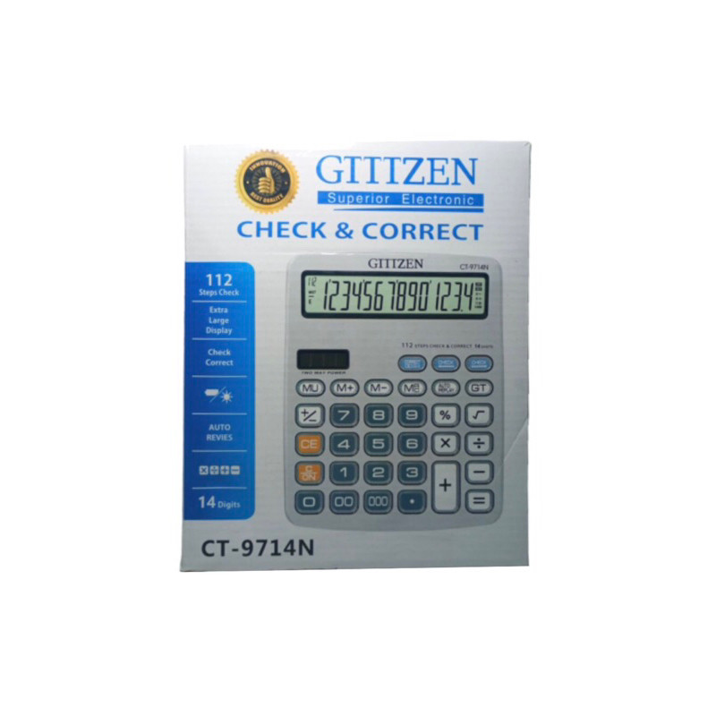 

Kalkulator Gitizen CT 9714N GITIZEN 14 Digit