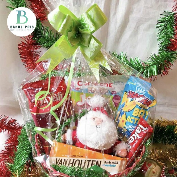 

Christmas Hampers Premium Chocolate dan Boneka Santa Kado Natal Parcel Natal - AS2