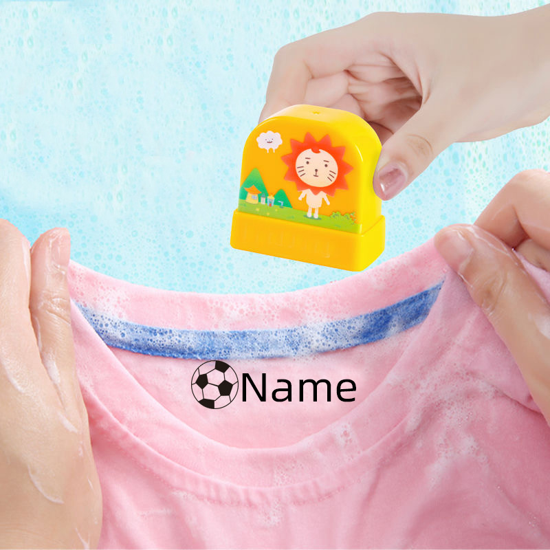 

Children's Name Seal Custom Student's Name Stamp Kindergarten Clothes Waterproof Name Sticker Kawaii Montessori Stamp Gift