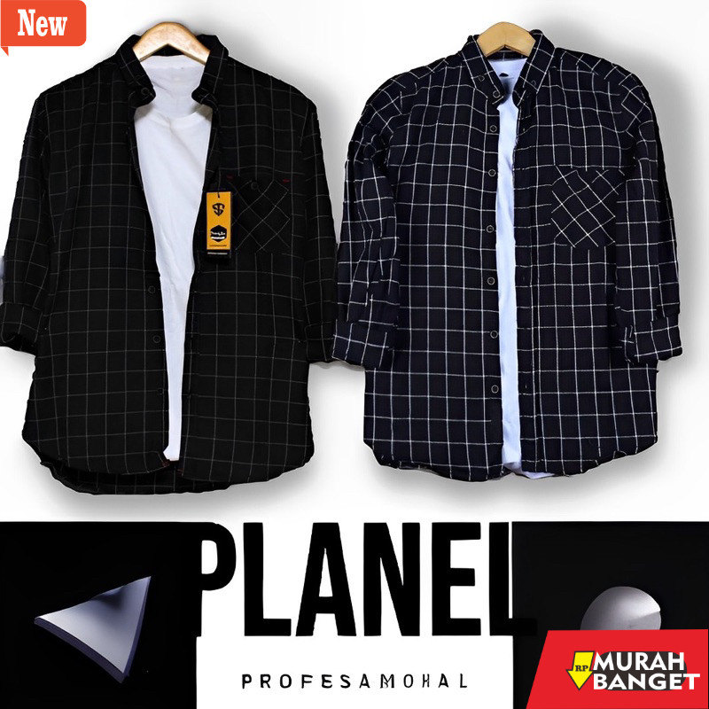 kemeja kotak kotak cowok Kemeja Pria Terbaru Planel Distro Premiun
