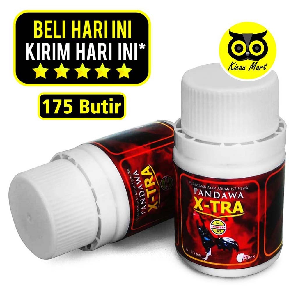 KICAU MART Jamu Ayam Pandawa X-Tra Xtra Ekstra Vitamin Ayam Jago Laga Aduan Petarung Obat Otot Kaki 