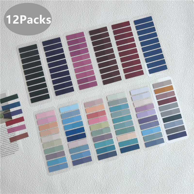 

KindFuny 2400 Sheets Sticky Note Transparent Sticky Note Index Tabs Arrow Flags for Page Marker Planner Stickers Office School