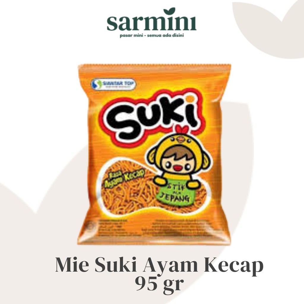 

Suki Mie Ayam Kecap 95gr Stick Snack Ala Jepang