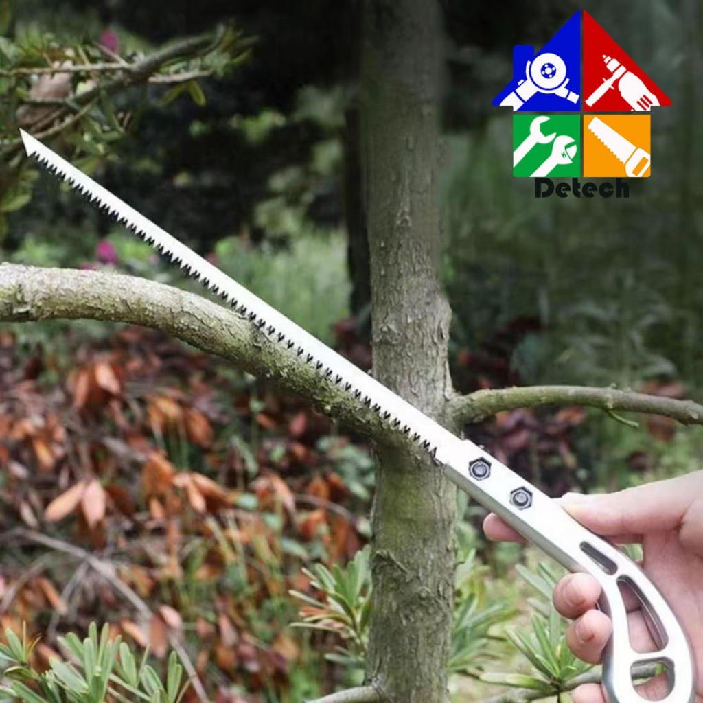 Gergaji Kayu Pohon Kuat Tajam Gergaji Jepang Lancip Runcing/Gergaji Gagang Kayu
